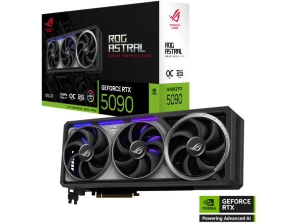ASUS ROG Astral GeForce RTX 5090 OC Svart, PCI Express 5.0, 32GB GDDR7